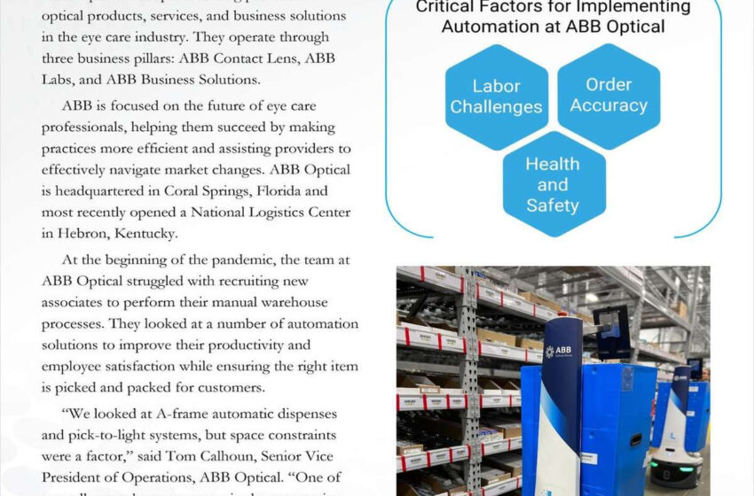  ABB Optical Improves UPH to 250+ with LocusBots